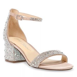 Betsey Johnson Something Blue block heel sandals